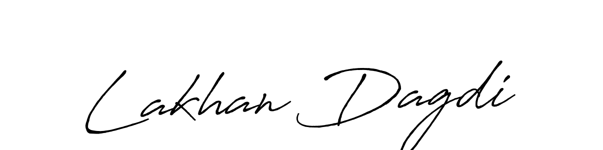 Also You can easily find your signature by using the search form. We will create Lakhan Dagdi name handwritten signature images for you free of cost using Antro_Vectra_Bolder sign style. Lakhan Dagdi signature style 7 images and pictures png