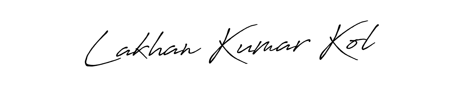 You can use this online signature creator to create a handwritten signature for the name Lakhan Kumar Kol. This is the best online autograph maker. Lakhan Kumar Kol signature style 7 images and pictures png
