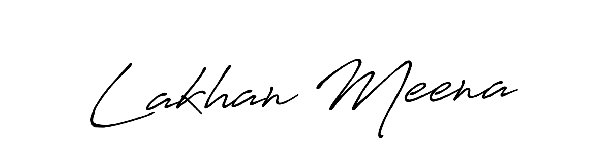 Make a beautiful signature design for name Lakhan Meena. Use this online signature maker to create a handwritten signature for free. Lakhan Meena signature style 7 images and pictures png