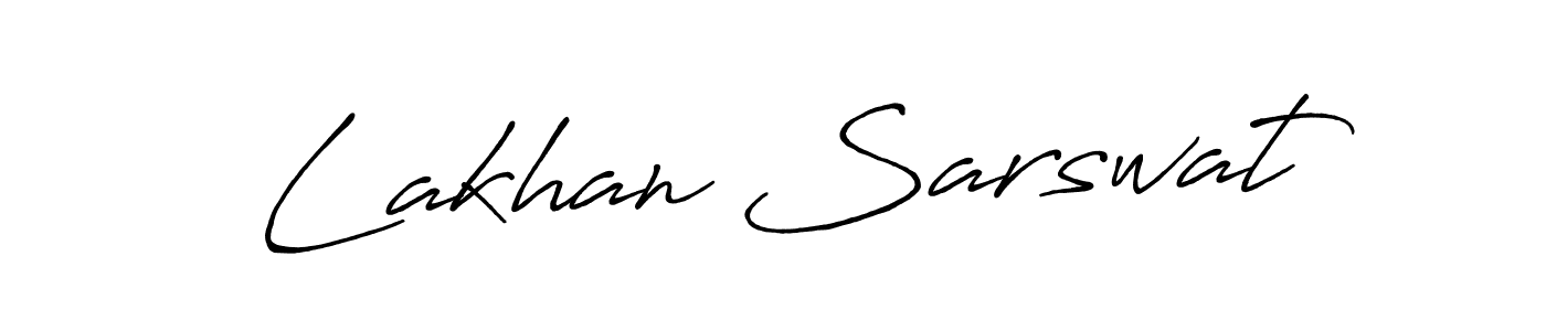 The best way (Antro_Vectra_Bolder) to make a short signature is to pick only two or three words in your name. The name Lakhan Sarswat include a total of six letters. For converting this name. Lakhan Sarswat signature style 7 images and pictures png