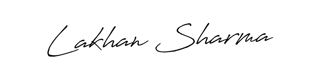 Make a beautiful signature design for name Lakhan Sharma. Use this online signature maker to create a handwritten signature for free. Lakhan Sharma signature style 7 images and pictures png