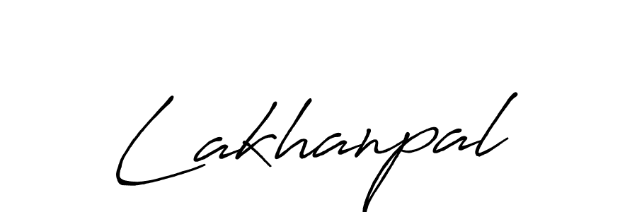 Create a beautiful signature design for name Lakhanpal. With this signature (Antro_Vectra_Bolder) fonts, you can make a handwritten signature for free. Lakhanpal signature style 7 images and pictures png