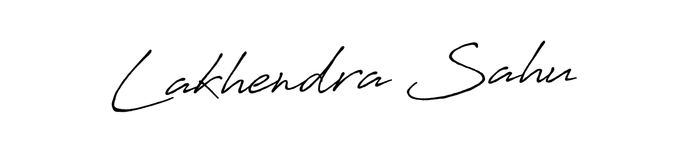 Design your own signature with our free online signature maker. With this signature software, you can create a handwritten (Antro_Vectra_Bolder) signature for name Lakhendra Sahu. Lakhendra Sahu signature style 7 images and pictures png