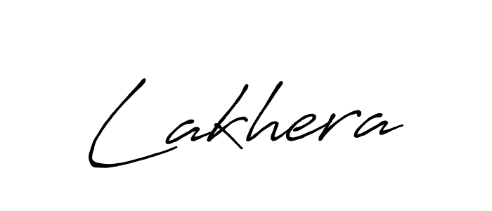 Make a beautiful signature design for name Lakhera. With this signature (Antro_Vectra_Bolder) style, you can create a handwritten signature for free. Lakhera signature style 7 images and pictures png