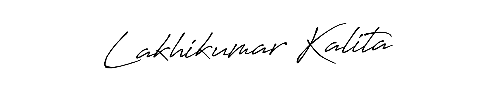 Design your own signature with our free online signature maker. With this signature software, you can create a handwritten (Antro_Vectra_Bolder) signature for name Lakhikumar Kalita. Lakhikumar Kalita signature style 7 images and pictures png