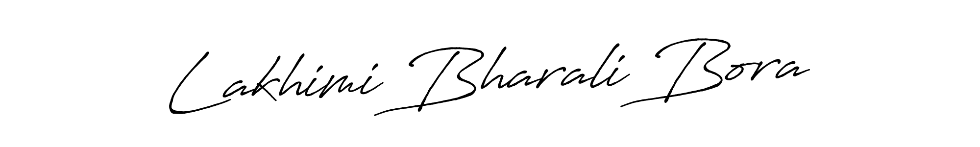 Create a beautiful signature design for name Lakhimi Bharali Bora. With this signature (Antro_Vectra_Bolder) fonts, you can make a handwritten signature for free. Lakhimi Bharali Bora signature style 7 images and pictures png