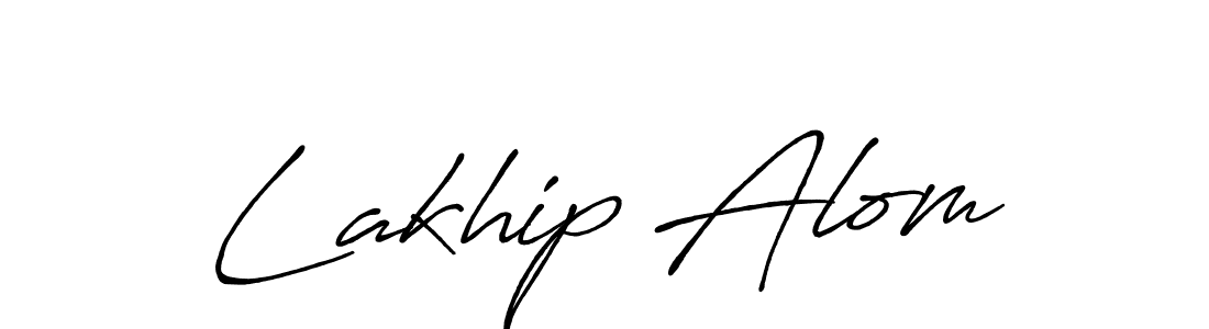 Once you've used our free online signature maker to create your best signature Antro_Vectra_Bolder style, it's time to enjoy all of the benefits that Lakhip Alom name signing documents. Lakhip Alom signature style 7 images and pictures png