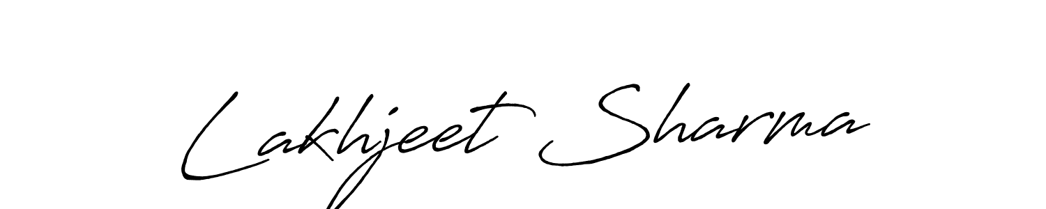Use a signature maker to create a handwritten signature online. With this signature software, you can design (Antro_Vectra_Bolder) your own signature for name Lakhjeet Sharma. Lakhjeet Sharma signature style 7 images and pictures png