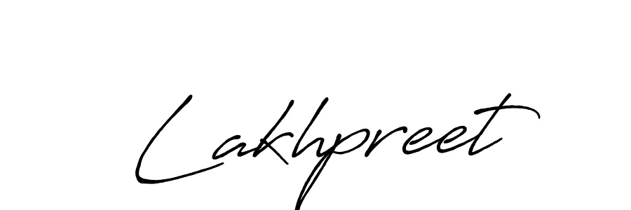 Create a beautiful signature design for name Lakhpreet. With this signature (Antro_Vectra_Bolder) fonts, you can make a handwritten signature for free. Lakhpreet signature style 7 images and pictures png