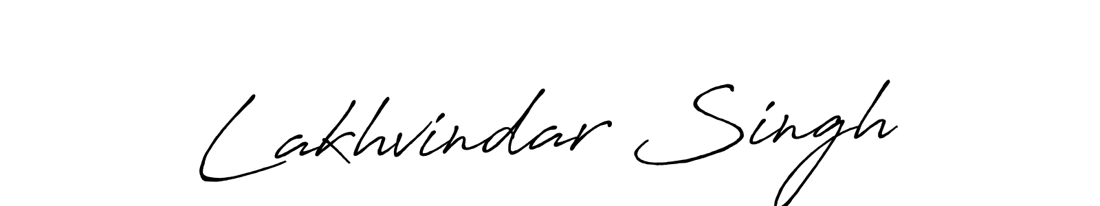 Design your own signature with our free online signature maker. With this signature software, you can create a handwritten (Antro_Vectra_Bolder) signature for name Lakhvindar Singh. Lakhvindar Singh signature style 7 images and pictures png