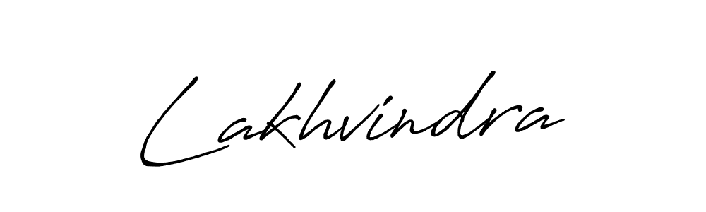 Lakhvindra stylish signature style. Best Handwritten Sign (Antro_Vectra_Bolder) for my name. Handwritten Signature Collection Ideas for my name Lakhvindra. Lakhvindra signature style 7 images and pictures png