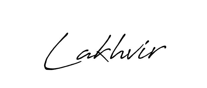 Design your own signature with our free online signature maker. With this signature software, you can create a handwritten (Antro_Vectra_Bolder) signature for name Lakhvir. Lakhvir signature style 7 images and pictures png