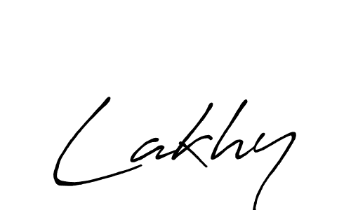 Also we have Lakhy name is the best signature style. Create professional handwritten signature collection using Antro_Vectra_Bolder autograph style. Lakhy signature style 7 images and pictures png