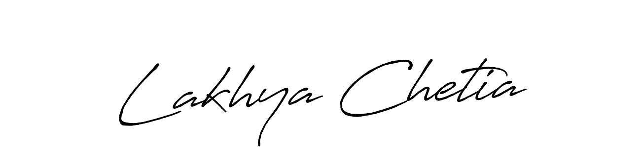 Design your own signature with our free online signature maker. With this signature software, you can create a handwritten (Antro_Vectra_Bolder) signature for name Lakhya Chetia. Lakhya Chetia signature style 7 images and pictures png