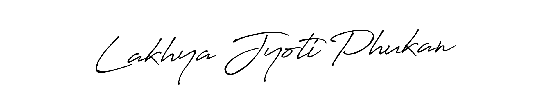 Use a signature maker to create a handwritten signature online. With this signature software, you can design (Antro_Vectra_Bolder) your own signature for name Lakhya Jyoti Phukan. Lakhya Jyoti Phukan signature style 7 images and pictures png