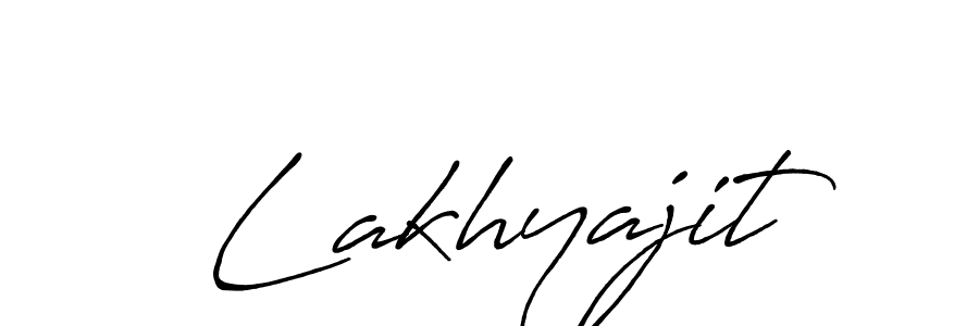 Design your own signature with our free online signature maker. With this signature software, you can create a handwritten (Antro_Vectra_Bolder) signature for name Lakhyajit. Lakhyajit signature style 7 images and pictures png
