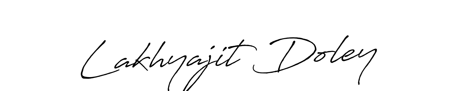 Make a beautiful signature design for name Lakhyajit Doley. With this signature (Antro_Vectra_Bolder) style, you can create a handwritten signature for free. Lakhyajit Doley signature style 7 images and pictures png