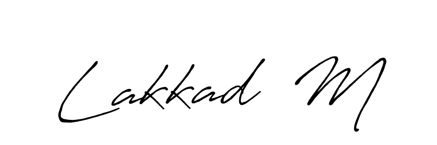 Make a beautiful signature design for name Lakkad  M. Use this online signature maker to create a handwritten signature for free. Lakkad  M signature style 7 images and pictures png
