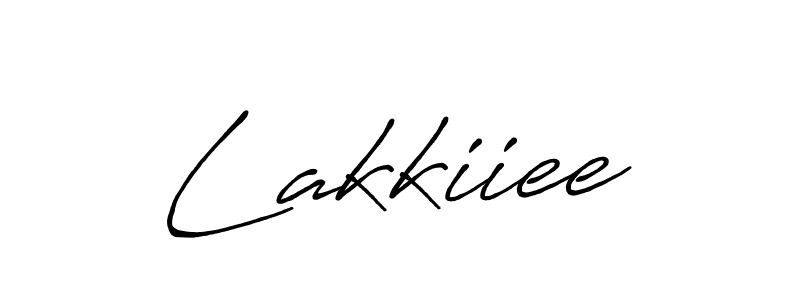 How to make Lakkiiee name signature. Use Antro_Vectra_Bolder style for creating short signs online. This is the latest handwritten sign. Lakkiiee signature style 7 images and pictures png