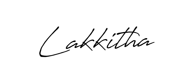 Make a beautiful signature design for name Lakkitha. With this signature (Antro_Vectra_Bolder) style, you can create a handwritten signature for free. Lakkitha signature style 7 images and pictures png