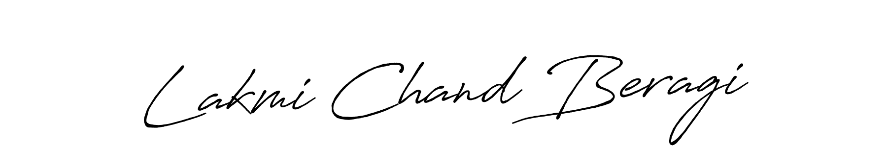 Use a signature maker to create a handwritten signature online. With this signature software, you can design (Antro_Vectra_Bolder) your own signature for name Lakmi Chand Beragi. Lakmi Chand Beragi signature style 7 images and pictures png