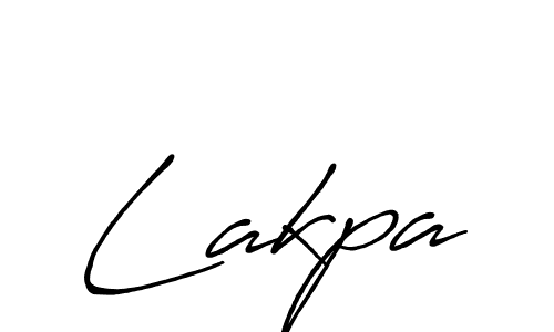 Create a beautiful signature design for name Lakpa. With this signature (Antro_Vectra_Bolder) fonts, you can make a handwritten signature for free. Lakpa signature style 7 images and pictures png