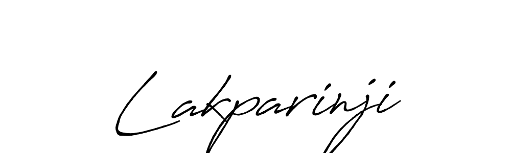 Design your own signature with our free online signature maker. With this signature software, you can create a handwritten (Antro_Vectra_Bolder) signature for name Lakparinji. Lakparinji signature style 7 images and pictures png