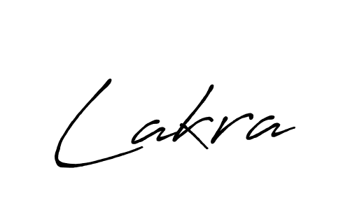 Make a beautiful signature design for name Lakra. With this signature (Antro_Vectra_Bolder) style, you can create a handwritten signature for free. Lakra signature style 7 images and pictures png