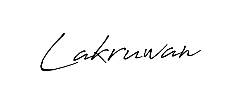 Lakruwan stylish signature style. Best Handwritten Sign (Antro_Vectra_Bolder) for my name. Handwritten Signature Collection Ideas for my name Lakruwan. Lakruwan signature style 7 images and pictures png