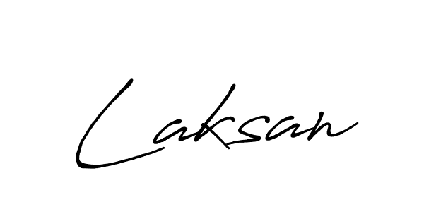It looks lik you need a new signature style for name Laksan. Design unique handwritten (Antro_Vectra_Bolder) signature with our free signature maker in just a few clicks. Laksan signature style 7 images and pictures png
