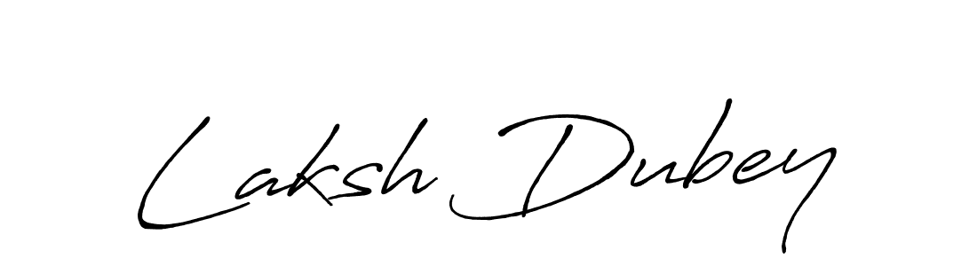 Use a signature maker to create a handwritten signature online. With this signature software, you can design (Antro_Vectra_Bolder) your own signature for name Laksh Dubey. Laksh Dubey signature style 7 images and pictures png