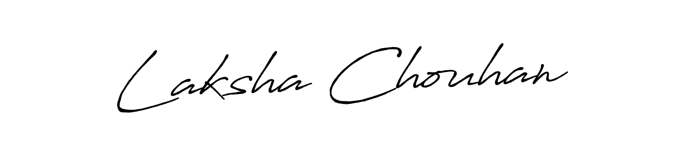 Also You can easily find your signature by using the search form. We will create Laksha Chouhan name handwritten signature images for you free of cost using Antro_Vectra_Bolder sign style. Laksha Chouhan signature style 7 images and pictures png