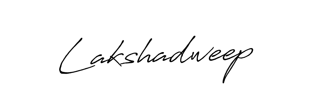 How to make Lakshadweep name signature. Use Antro_Vectra_Bolder style for creating short signs online. This is the latest handwritten sign. Lakshadweep signature style 7 images and pictures png