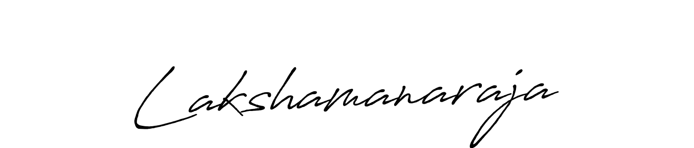 Create a beautiful signature design for name Lakshamanaraja. With this signature (Antro_Vectra_Bolder) fonts, you can make a handwritten signature for free. Lakshamanaraja signature style 7 images and pictures png