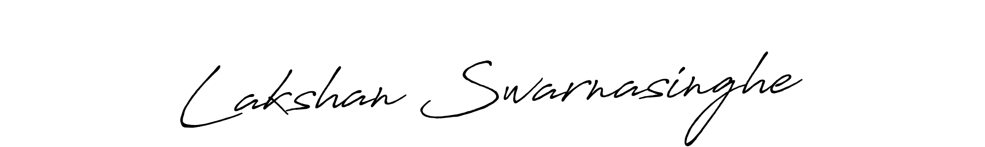 How to make Lakshan Swarnasinghe name signature. Use Antro_Vectra_Bolder style for creating short signs online. This is the latest handwritten sign. Lakshan Swarnasinghe signature style 7 images and pictures png