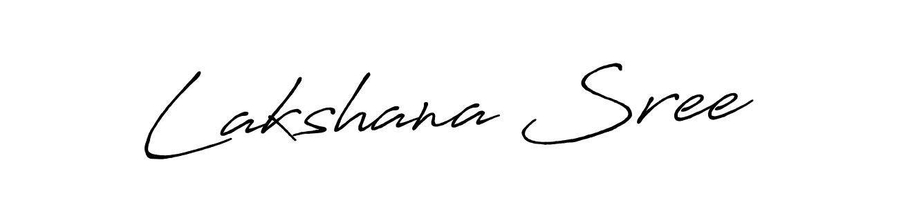 How to Draw Lakshana Sree signature style? Antro_Vectra_Bolder is a latest design signature styles for name Lakshana Sree. Lakshana Sree signature style 7 images and pictures png