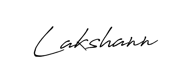 Lakshann stylish signature style. Best Handwritten Sign (Antro_Vectra_Bolder) for my name. Handwritten Signature Collection Ideas for my name Lakshann. Lakshann signature style 7 images and pictures png