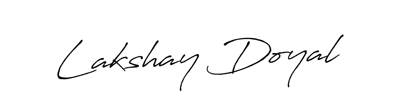 This is the best signature style for the Lakshay Doyal name. Also you like these signature font (Antro_Vectra_Bolder). Mix name signature. Lakshay Doyal signature style 7 images and pictures png