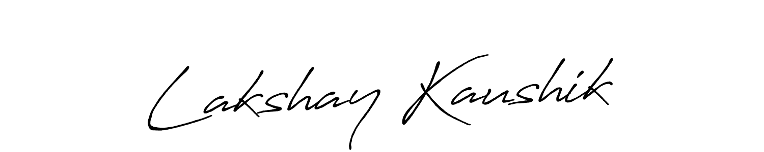 Similarly Antro_Vectra_Bolder is the best handwritten signature design. Signature creator online .You can use it as an online autograph creator for name Lakshay Kaushik. Lakshay Kaushik signature style 7 images and pictures png