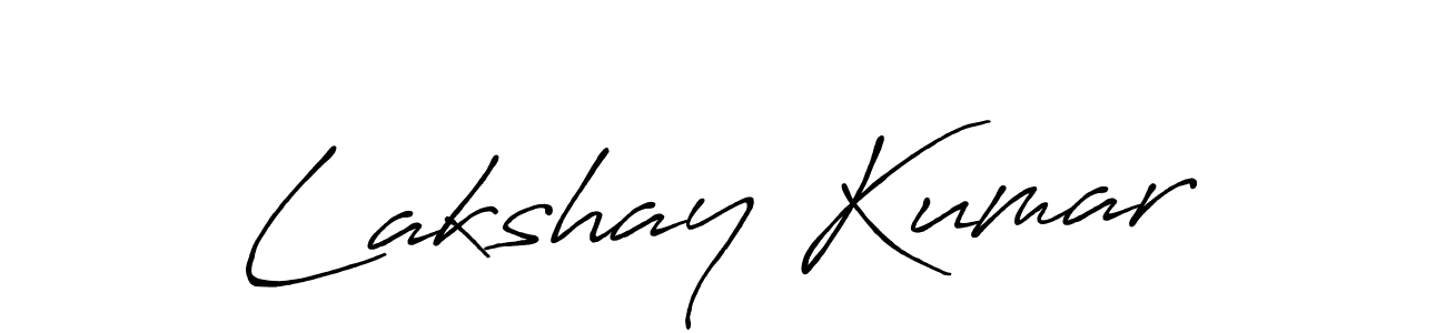 Design your own signature with our free online signature maker. With this signature software, you can create a handwritten (Antro_Vectra_Bolder) signature for name Lakshay Kumar. Lakshay Kumar signature style 7 images and pictures png