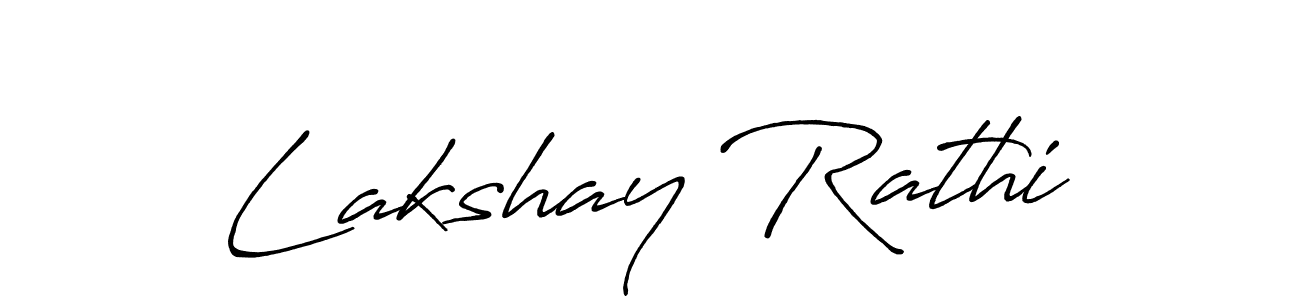 How to make Lakshay Rathi signature? Antro_Vectra_Bolder is a professional autograph style. Create handwritten signature for Lakshay Rathi name. Lakshay Rathi signature style 7 images and pictures png