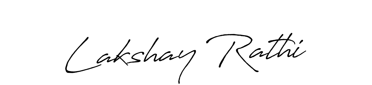 Make a short Lakshay Rathi signature style. Manage your documents anywhere anytime using Antro_Vectra_Bolder. Create and add eSignatures, submit forms, share and send files easily. Lakshay Rathi signature style 7 images and pictures png
