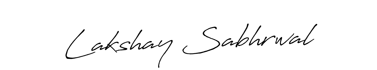 Similarly Antro_Vectra_Bolder is the best handwritten signature design. Signature creator online .You can use it as an online autograph creator for name Lakshay Sabhrwal. Lakshay Sabhrwal signature style 7 images and pictures png