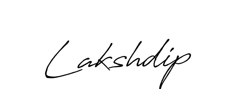 Lakshdip stylish signature style. Best Handwritten Sign (Antro_Vectra_Bolder) for my name. Handwritten Signature Collection Ideas for my name Lakshdip. Lakshdip signature style 7 images and pictures png