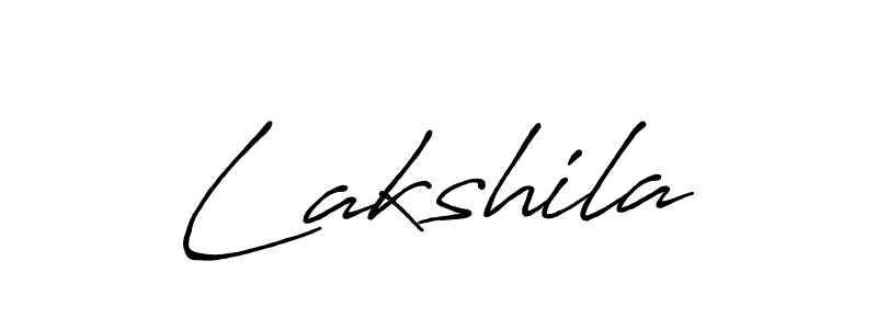 Use a signature maker to create a handwritten signature online. With this signature software, you can design (Antro_Vectra_Bolder) your own signature for name Lakshila. Lakshila signature style 7 images and pictures png