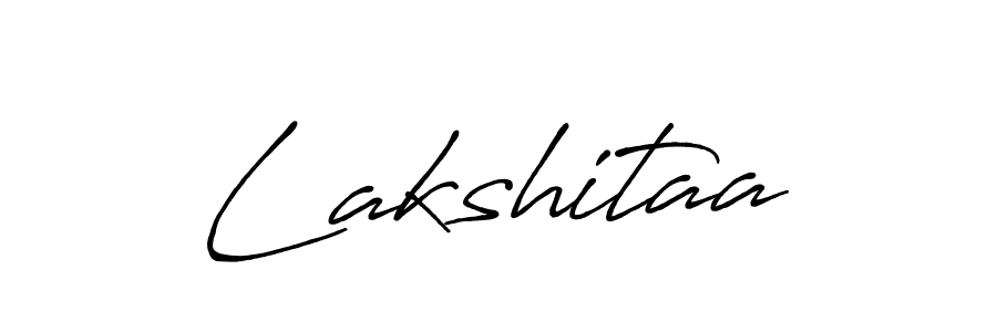 Also You can easily find your signature by using the search form. We will create Lakshitaa name handwritten signature images for you free of cost using Antro_Vectra_Bolder sign style. Lakshitaa signature style 7 images and pictures png