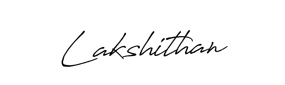 Create a beautiful signature design for name Lakshithan. With this signature (Antro_Vectra_Bolder) fonts, you can make a handwritten signature for free. Lakshithan signature style 7 images and pictures png