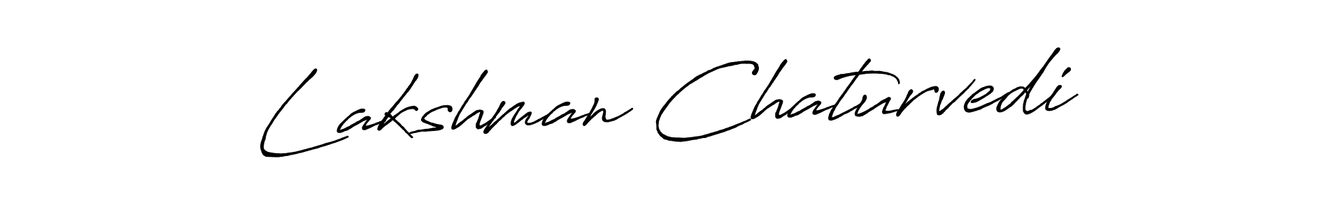 Design your own signature with our free online signature maker. With this signature software, you can create a handwritten (Antro_Vectra_Bolder) signature for name Lakshman Chaturvedi. Lakshman Chaturvedi signature style 7 images and pictures png