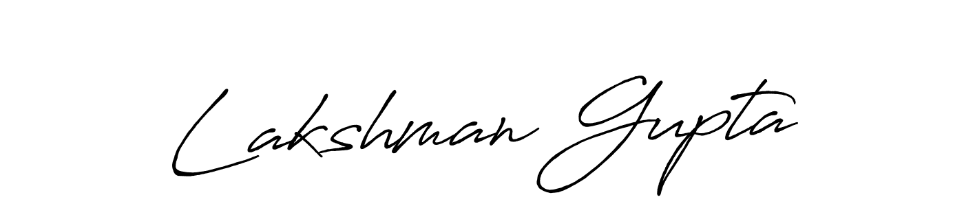 How to make Lakshman Gupta signature? Antro_Vectra_Bolder is a professional autograph style. Create handwritten signature for Lakshman Gupta name. Lakshman Gupta signature style 7 images and pictures png