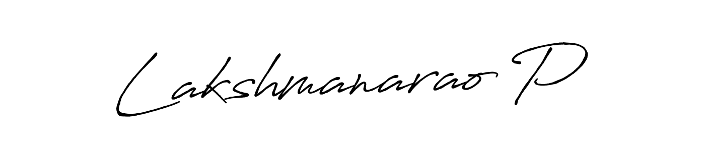 Lakshmanarao P stylish signature style. Best Handwritten Sign (Antro_Vectra_Bolder) for my name. Handwritten Signature Collection Ideas for my name Lakshmanarao P. Lakshmanarao P signature style 7 images and pictures png